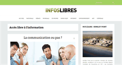 Desktop Screenshot of infoslibres.fr